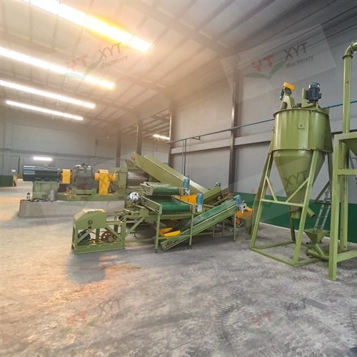 Linha de produção de reciclagem de pneus sucateados